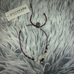 Skull Pura Vida Adjustable Bracelet